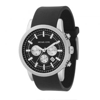Michael Kors Mens Black Chronograph Watch