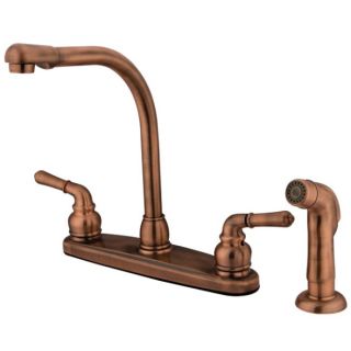 High Arch Antique Copper Kitchen Faucet