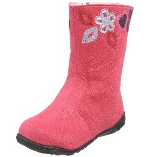 LAura Ashley Toddler LA16882 Boot,Fuchsia Suede,4 M US Toddler Shoes