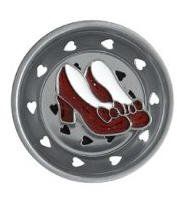 Wizard of OZ dorothys RUBY SLIPPERS shoes Sink STRAINER  