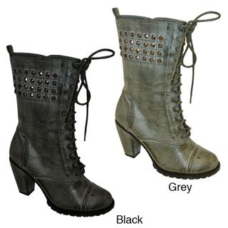 Bucco Odessa Womens Stud embellished Ankle Boots