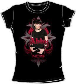 NCIS Abby Gothic Junior Womens T Shirt (Large, Black