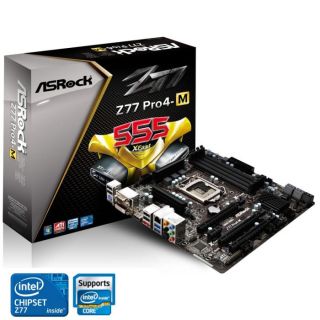 Carte mère socket LGA1155   Chipset Z77   4 slots DDR3   SATA III