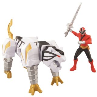Power Rangers Samurai Tiger Zord and Mega Fire Ranger