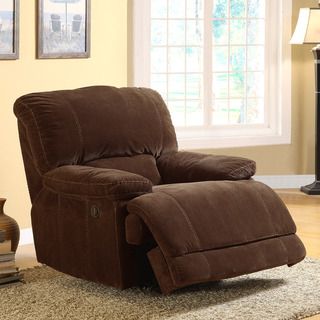 Torrey Coffee Polyester Reclining Chair