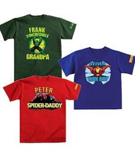 Personalized Marvel Comic Book Hero Character T Shirts