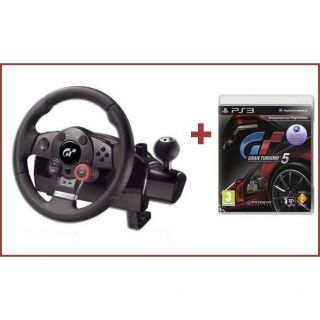 Gran Turismo 5 3D + LOGITECH DRIVING FORCE GT PS3   Achat / Vente