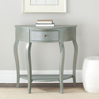 Sete 1 drawer Antiqued Grey Console Table