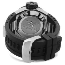 Invicta Mens Subaqua Black Rubber & Stainless Steel GMT Watch