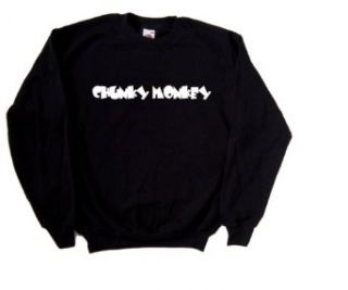 Chunky Monkey Funny Black Sweatshirt Clothing