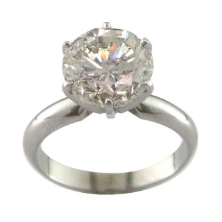 18k Gold 5ct TDW Certified Clarity enhanced Diamond Engagement Ring (H