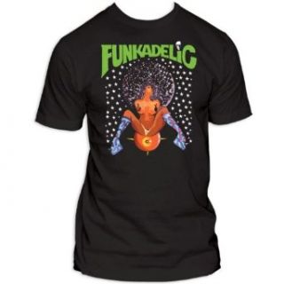 Funkadelic Afro Girl Adult T Shirt, Size Large Clothing