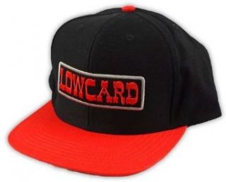 Lowcard KD Logo Canvas Snapback Hat (Orange/Black