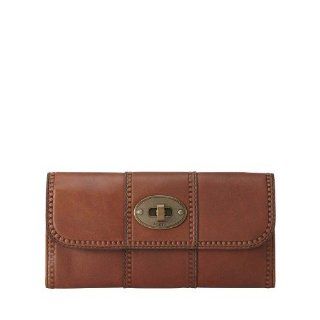 Vintage Revival Flap Clutch Color BROWN Wallet Clothing