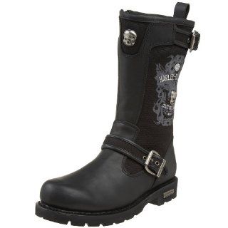 com Harley Davidson Mens Daredevil Engineer Boot,Black,8 M US Shoes