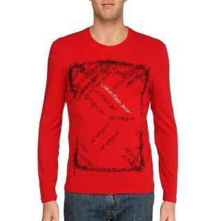 CALVIN KLEIN JEANS T Shirt Homme Rouge Rouge   Achat / Vente T SHIRT