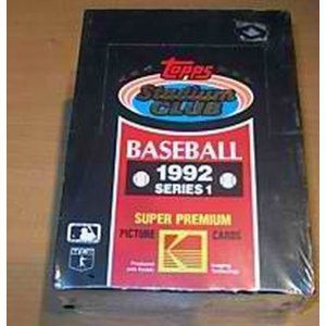 1992 Topps Stadium Club Baseball Series 1 Unopened Box
