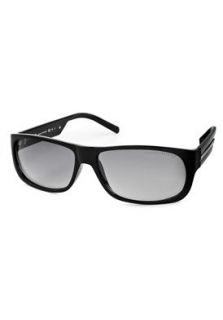 Rectangle Sunglasses,Black Gray Frame/Gray Shaded Lens,One Size Shoes