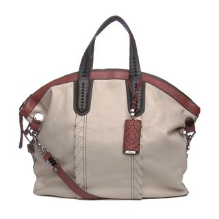 Oryany Convertible Woven Detail Tote Handbag