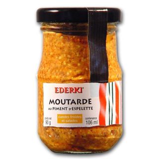 Moutarde au Piment dEspelette 90gr   Achat / Vente MOUTARDE
