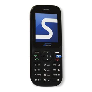Social FOX FB103 GSM Unlocked Dual SIM Cell Phone   Black