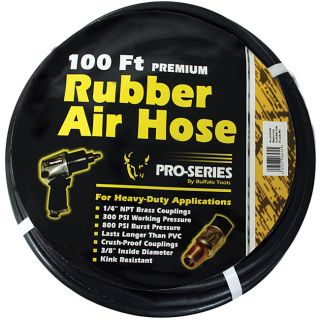 Premium Rubber 100 foot Air Hose