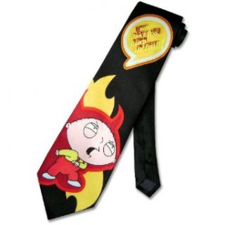 FAMILY GUY SILK Neck Tie Why Dont You Burn in Hell Mens