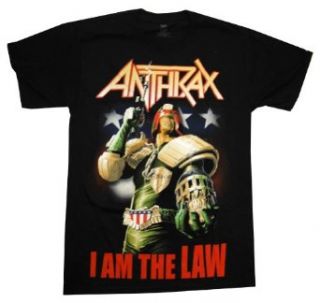 Anthrax I Am The Law Judge Dredd Rock Band Adult T Shirt