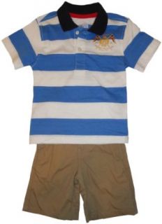 Toddler Boys Tommy Hilfiger 2 Piece Outfit Blue/White