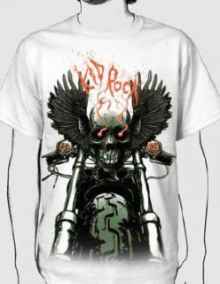 Kid Rock   Skull Chopper Adult T Shirt In White, Size XX