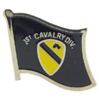 U.S. Army 1st Cavalry Division Flag Pin 1 Sports