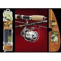 Bass Spinning Combo Beginner/Kids Rod and Reel PLUS
