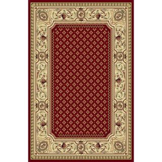 Dazzle Florence Red Oriental Area Rug (65 x 95)