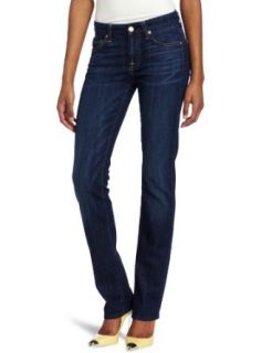 7 For All Mankind Womens Kimmie Straight Leg Jean in Warm