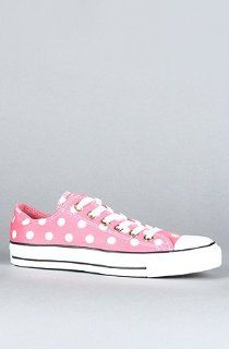 Bleach Polka Dot Chuck Taylor All Star Sneaker in Pink,5.5,Pink Shoes