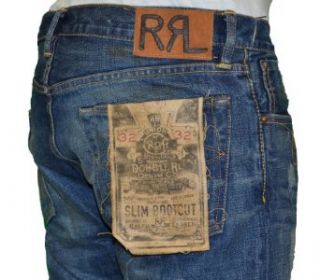 RRL Double RL Ralph Lauren Mens Selvedge Slim Boot Cut