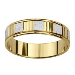 14k Two tone Gold Womens Watch Band Easy Fit Wedding Band MSRP $574