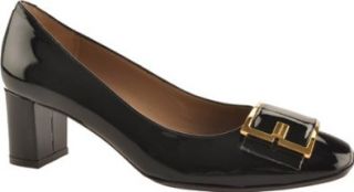 com Bruno Magli Womens Elsie,Black Patent/Gold Buckle,EU 44 M Shoes