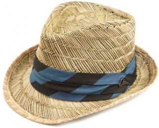 Quiksilver Mens Stealthy Fedora Hat, Retro Blue, Small