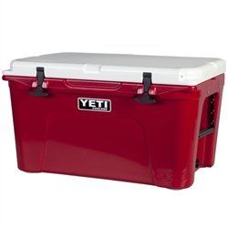 Yeti Tundra 50 Cooler Team Colors   Red and White Sports