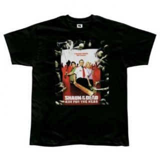 Shaun Of The Dead   Head T Shirt   Large Clothing