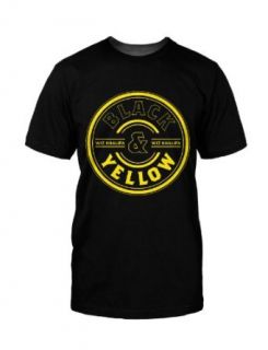 Wiz Khalifa   Black and Yellow T Shirt, XXXL Clothing