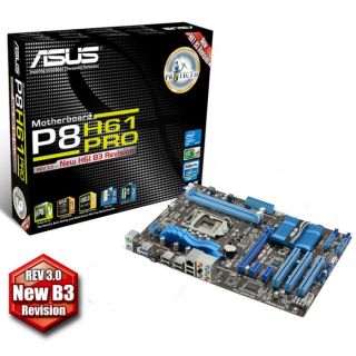 ASUS P8H61 PRO B3   Carte mère socket LGA 1155   Chipset Intel H61