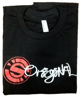 Original Longboards Logo T Shirt   Black Sports