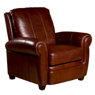 Max Leather Press Back Chair in Cognac