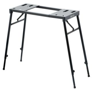 Stand clavier table.  Hauteur réglable de 65 à 110 cm,  Largeur du