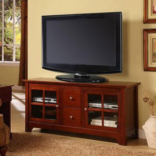 Brown Solid Wood 52 inch TV Stand