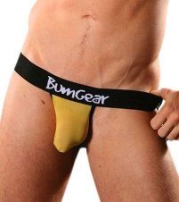 BumGear Sheer Mesh Jockstrap BGM 101 XL/Yellow Clothing