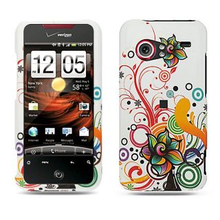 Autumn Flower HTC Droid Incredible Crystal Rubber Case