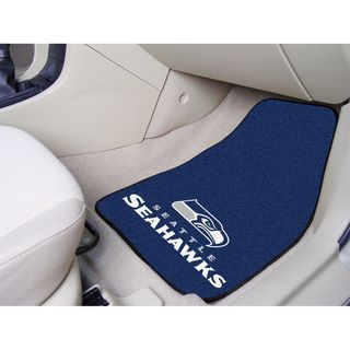 Fanmats Seattle Seahawks 2 piece Carpeted Nylon Car Mats